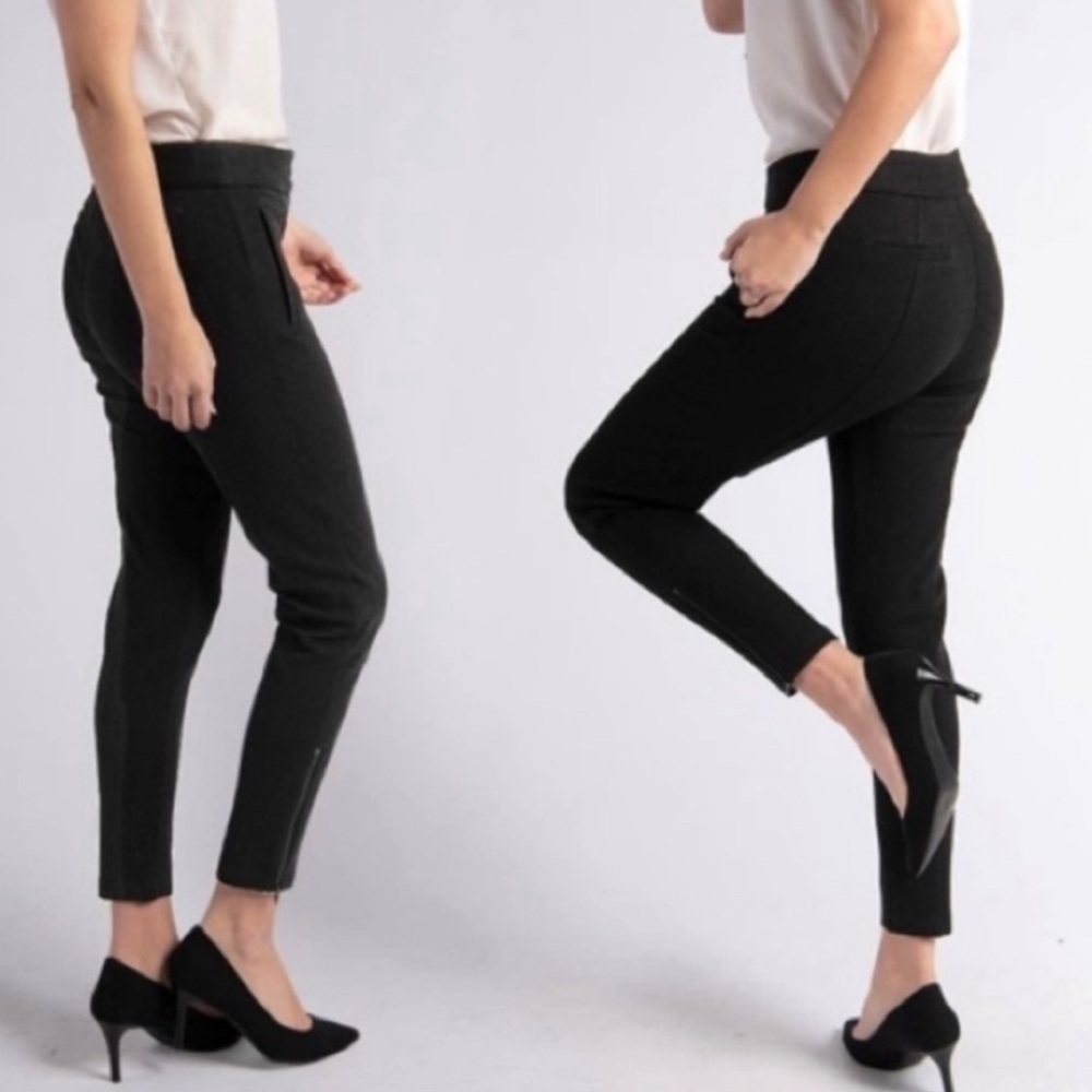 Beta brand Skinny Leg Cigarette Dress Yoga Pant Black SZ SP